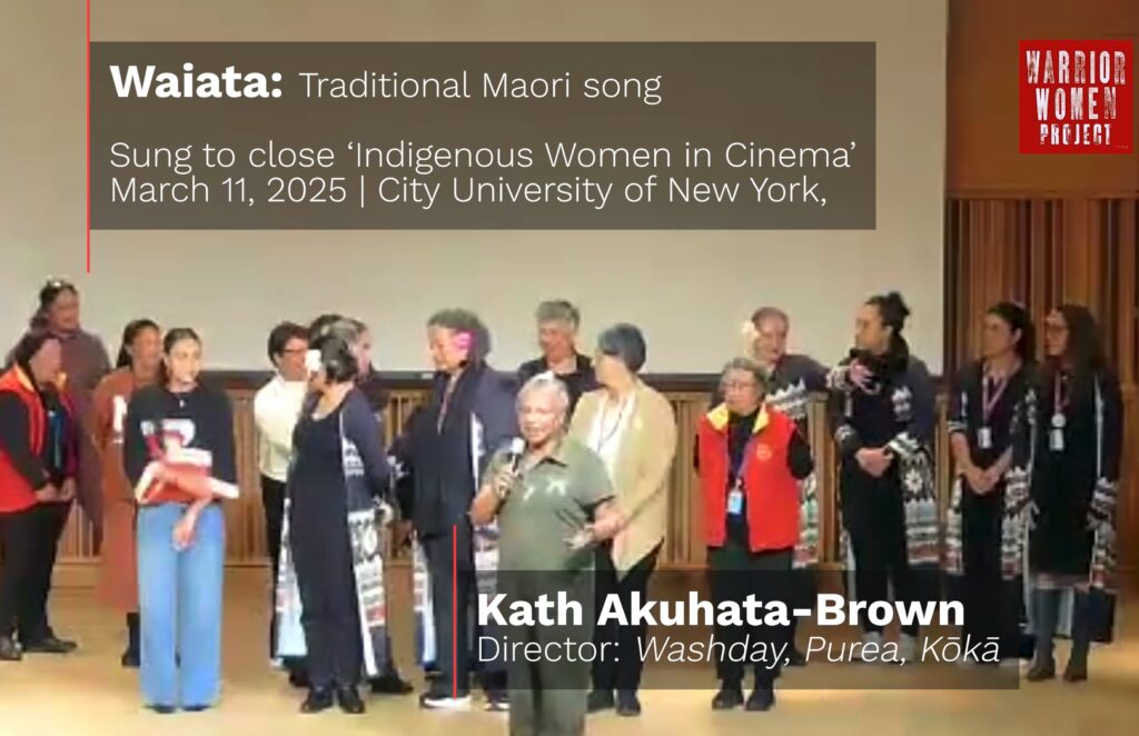 Closing Waiata (Song) | Indigenous Women in Cinema