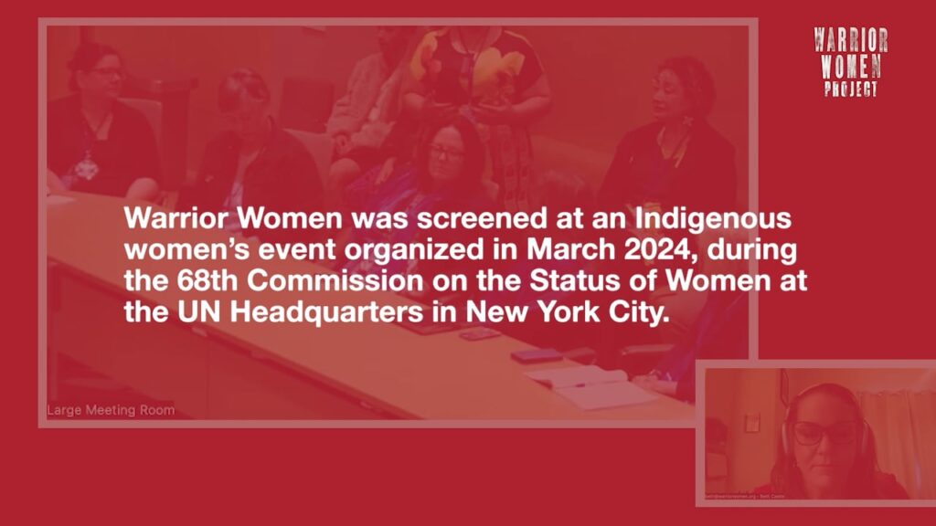 Warrior Women Film Response | March 2024, UN Commission on the status of women