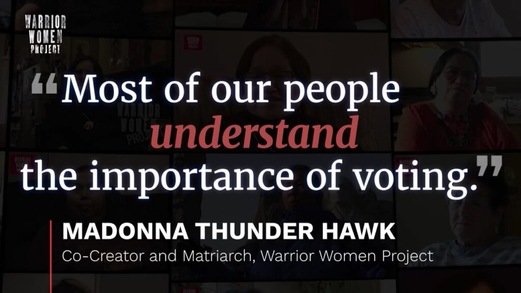 The Importance of Voting: Madonna Thunder Hawk with Beth Castle